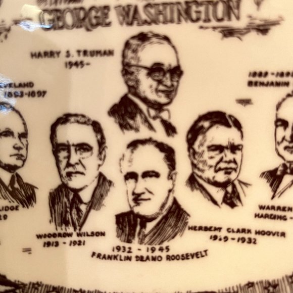 Presidential Gallery Collectible Plate of U.S. Presidents - Picture 3 of 8